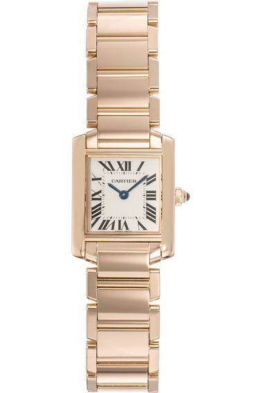 Pre Owned Cartier Tank Francaise Rose Gold Quartz