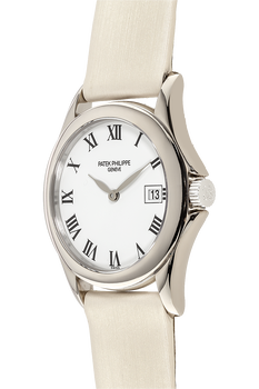 Calatrava Reference 4906 White Gold Quartz