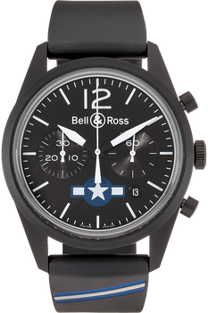BR 126 Carbon Air Force Insignia PVD Stainless Steel Automatic