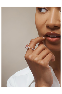 Peekaboo Morganite Ring