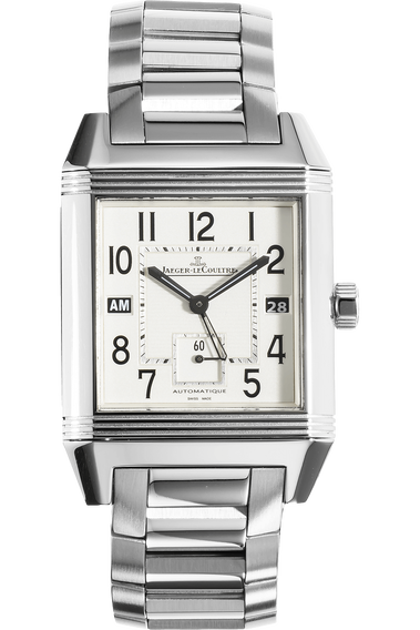 Reverso Squadra Hometime Stainless Steel Automatic