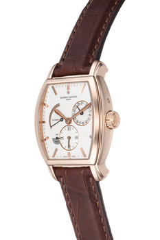 Malte Tonneau Dual Time Rose Gold Automatic