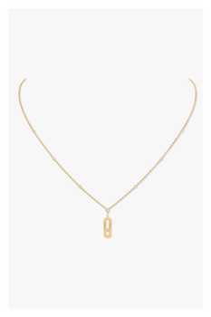 Move Uno Necklace in Yellow Gold