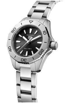 Aquaracer Quartz Ladies Black Steel Watch