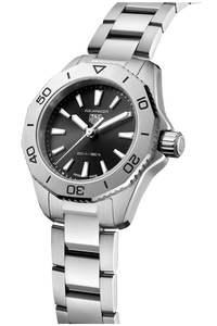 Aquaracer Quartz Ladies Black Steel Watch
