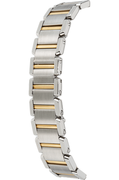 Tank Francaise Yellow Gold and Stainless Steel Quartz