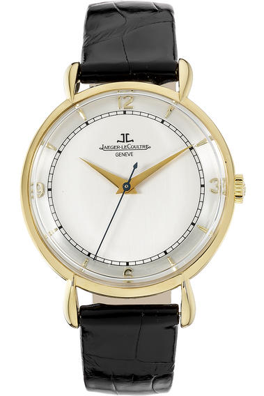 Round Circa 1950s Yellow Gold Manual