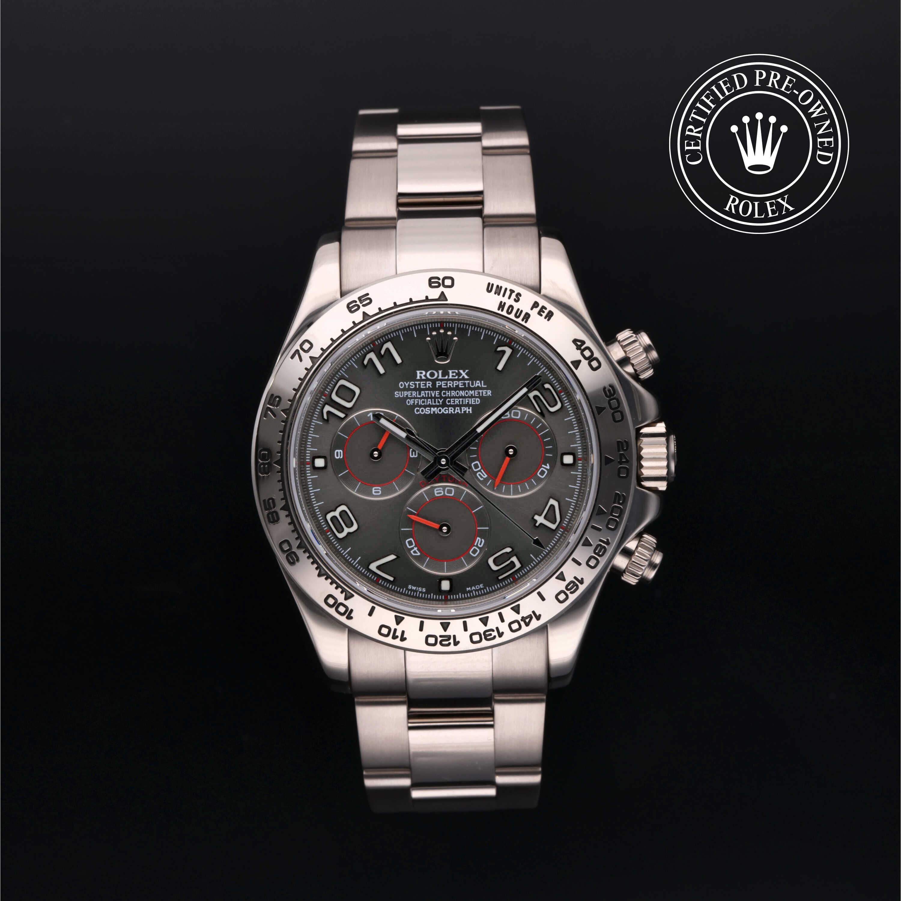 てつ Rolex Daytona ref. 116509 - Silver with black subs PANDA