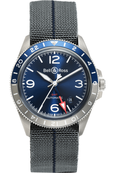 BR V2-93 GMT Stainless Steel Automatic