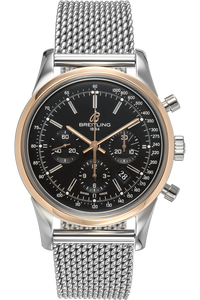 Transocean Chronograph Rose Gold and Stainless Steel Automatic
