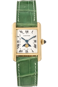 Tank Louis Cartier Moon Phases Yellow Gold Quartz