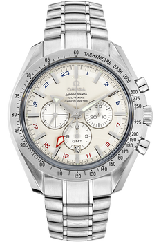 Speedmaster Broad Arrow Co-Axial GMT Stainless Steel