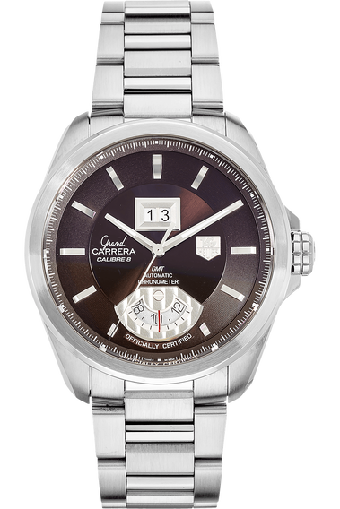 Grand Carrera Calibre 8 GMT Stainless Steel Automatic