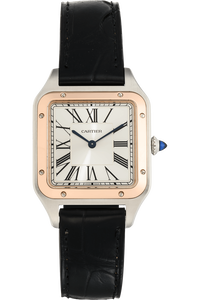 Santos-Dumont Rose Gold and Stainless Steel Quartz