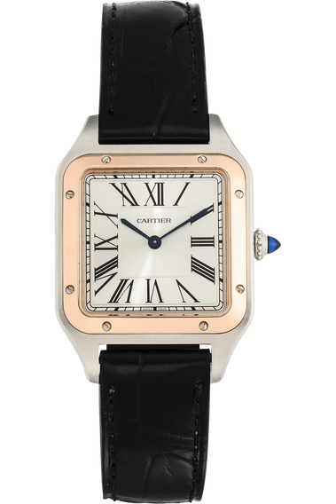 Santos-Dumont Rose Gold and Stainless Steel Quartz