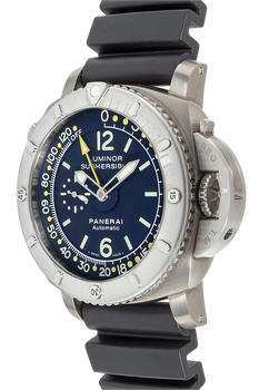 Luminor Submersible 1950 Pangaea Depth Gauge Titanium