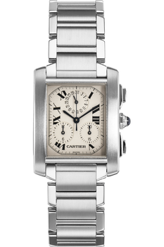 Tank Francaise Chronograph Stainless Steel Quartz