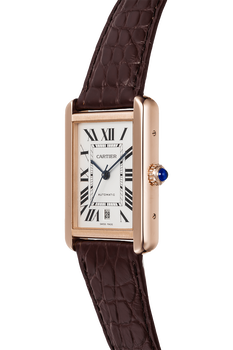 Tank Solo XL Rose Gold and Stainless Steel Automatic