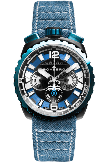 時計 bluck watches 68pices Citizen Brycen Perpetual Chronograph Black Dial Men's Watch