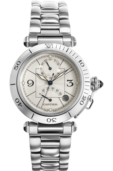 Pasha GMT Power Reserve Stainless Steel Automatic