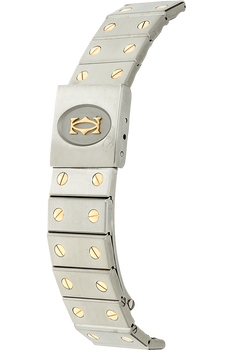 Santos Galbee Yellow Gold and Stainless Steel Automatic