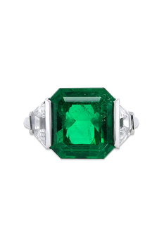Octagon Emerald Ring