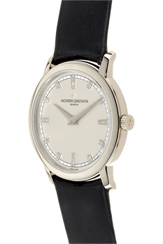 Patrimony Traditionnelle White Gold Quartz