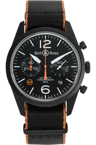 BR 126 Carbon Orange PVD Stainless Steel Automatic