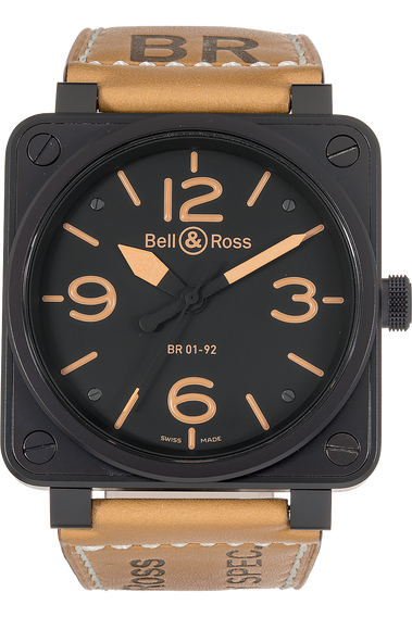 Pre-Owned Bell & Ross BR 01-92 Heritage PVD Stainless Steel Automatic