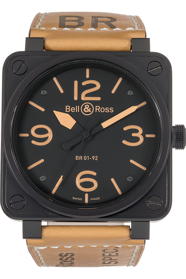 Pre-Owned Bell & Ross BR 01-92 Heritage PVD Stainless Steel Automatic