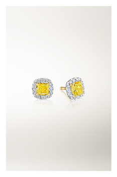 Joy Yellow Diamond Studs 1.49 ct.