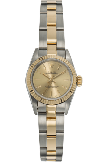 Oyster Perpetual Circa 1991 Yellow Gold and Stainless Steel Automatic