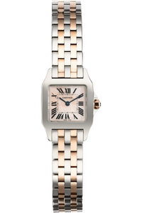 Santos Demoiselle Rose Gold and Stainless Steel Quartz