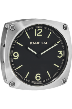 Wall Clock Stainless Steel Quartz