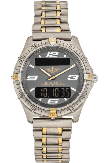 Pre Owned Breitling Aerospace Yellow Gold and Titanium Quartz