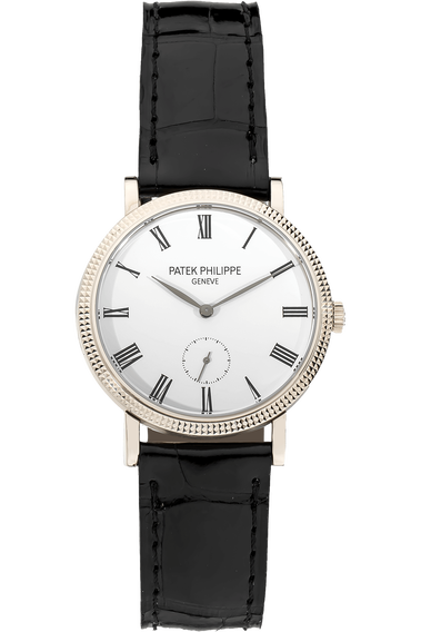Calatrava Reference 7119 White Gold Manual