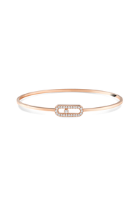 Wire Diamond Bracelet Move Uno in Pink Gold