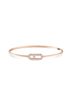 Wire Diamond Bracelet Move Uno in Pink Gold