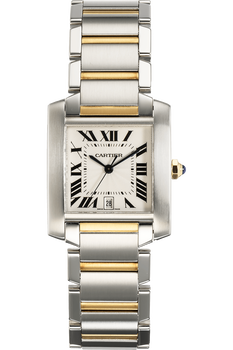 Tank Francaise Yellow Gold and Stainless Steel Automatic