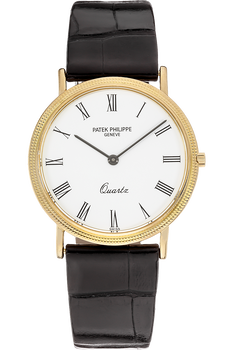 Calatrava Reference 3744 Yellow Gold Quartz