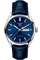 Carrera Calibre 5 Automatic Blue Leather Watch