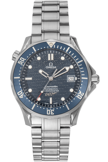 Pre Owned Omega Seamaster James Bond 40th Anniversary Edition Stainless Steel Automatic