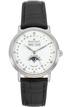 Villeret Complete Calendar Moonphase Stainless Steel Automatic