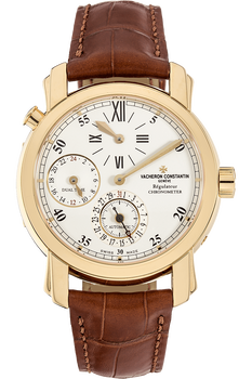 Malte Dual Time Regulator Yellow Gold Automatic