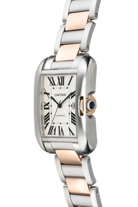 Tank Anglaise XL Rose Gold and Stainless Steel Automatic
