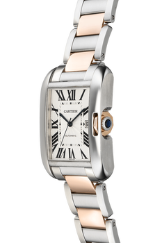 Tank Anglaise XL Rose Gold and Stainless Steel Automatic