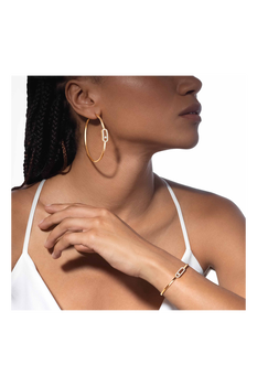 Move Uno GM Hoops in Yellow Gold