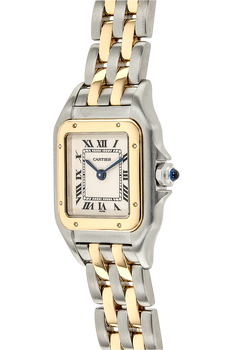 Panthere Yellow Gold and Stainless Steel Quartz