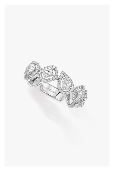 My Twin Ring in White Gold Size 53