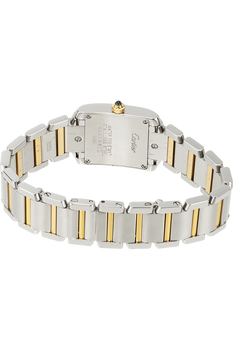 Tank Francaise Yellow Gold and Stainless Steel Quartz